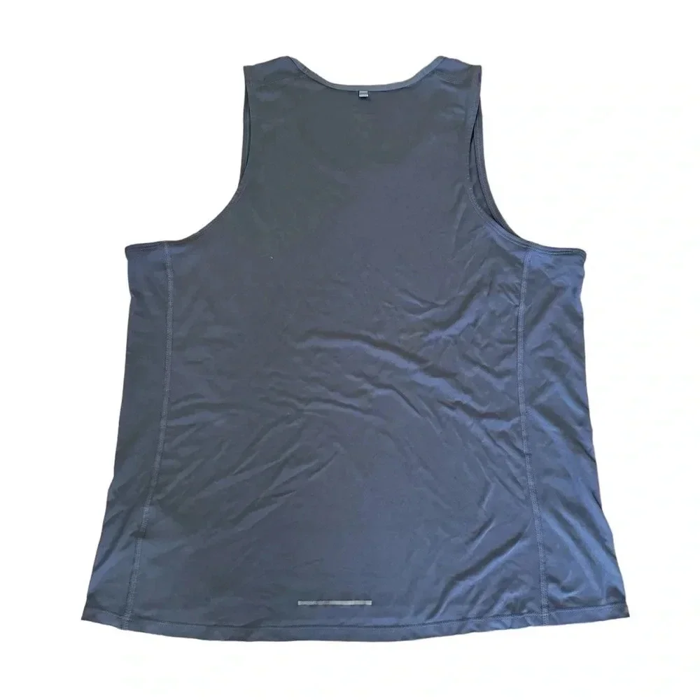 Nike Dri-Fit Grey Muscle Tank Top size L Sport Athletic Women’s